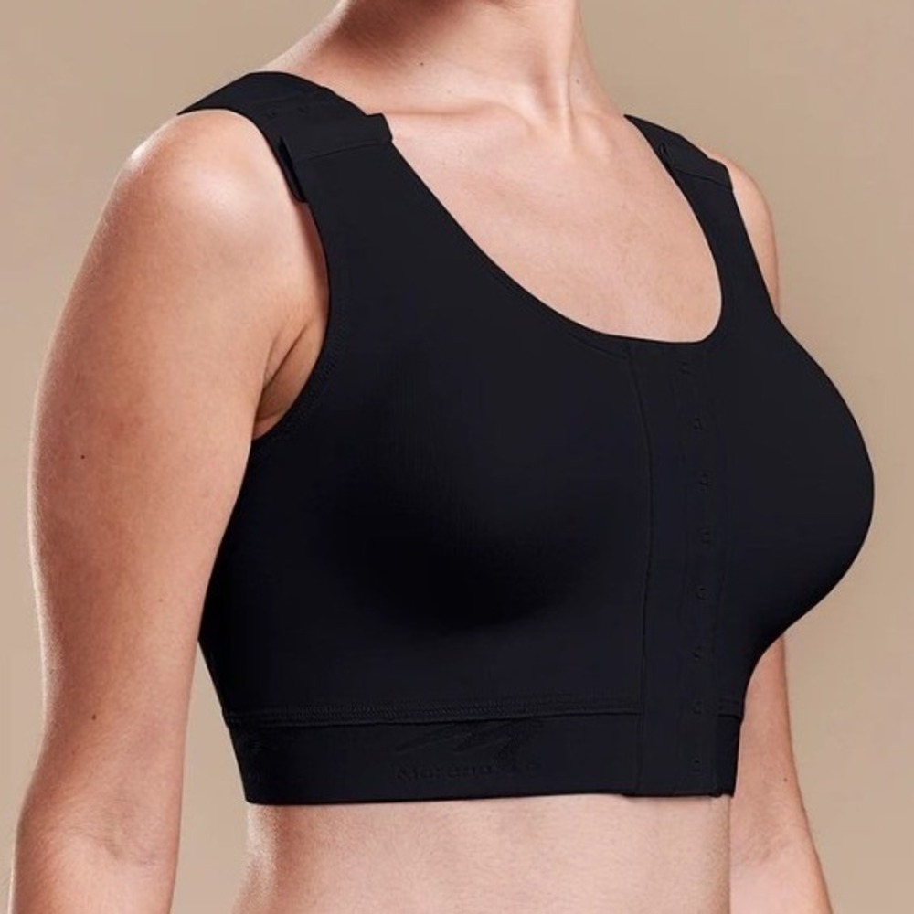 Marena Recovery Ultra-High Coverage Recovery Bra Black Size 46 D/E EUC